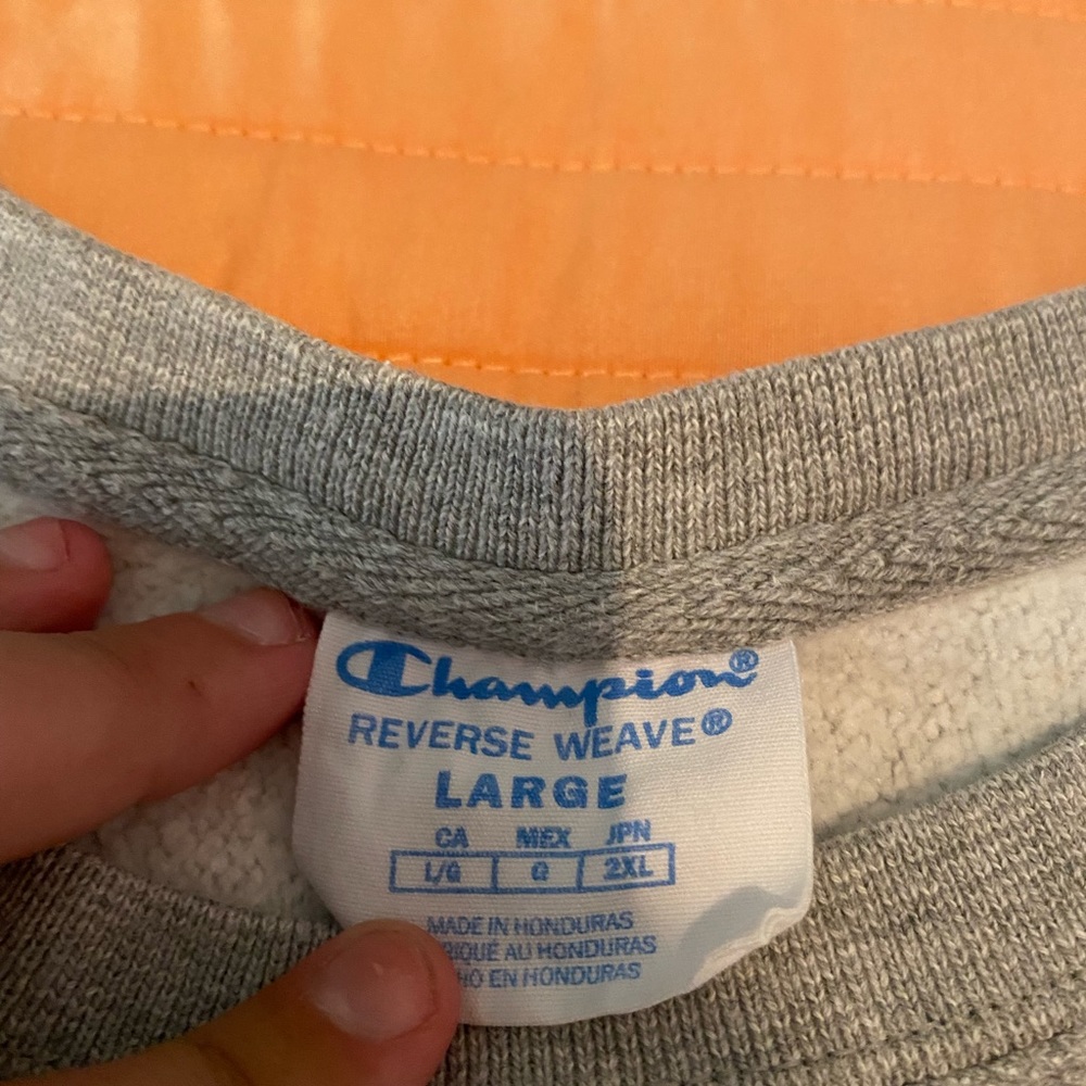 womens champion crew neck sweatshirt - Picture 4 of 4